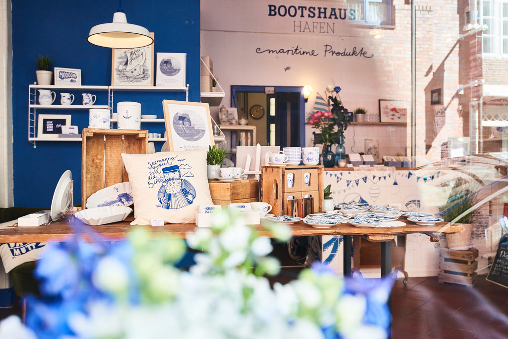 Der Bootshaus Hafen im März