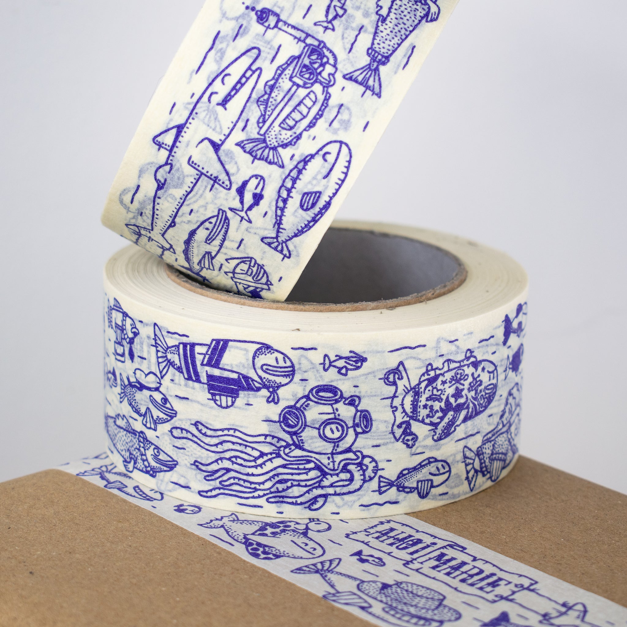 Papierklebeband | Ecomask-Klebeband für das Lager
